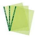 Busta ppl c/fori liscia 22x30 verde 25pz favorit art
