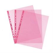 Busta ppl c/fori liscia 22x30 rosa 25pz favorit art