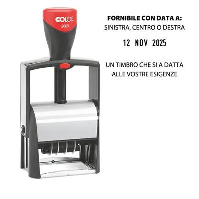 Timbro CLASSIC LINE DATARIO 2660 37x58mm 7righe autoinchiostrant