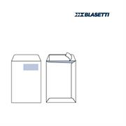 Busta a sacco 23x33 bianca gr.100 c/finestra 500pz