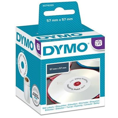 Etichetta dymo lw ø 57 rotoli 1x160pz