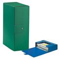 Scatola progetto c/bottone d.12 verde