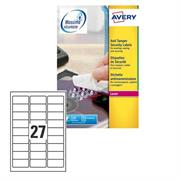 Poliestere adesivo L6114 bianco antim. 20fg A4 63,5x29,6mm (27et