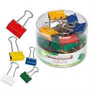 Molla double clips lb566 assortite barattolo 60pz