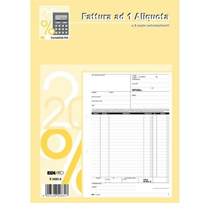Bl fattura 1 aliquota a4 e5283a 50fg x 2