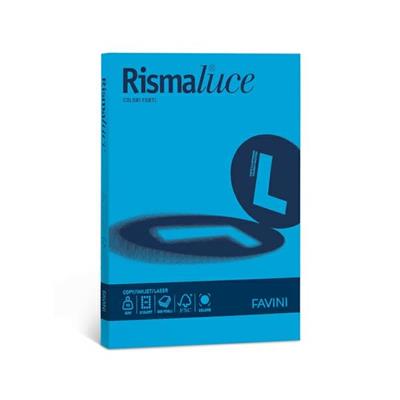Carta RISMALUCE SMALL A4 200gr 50fg azzurro 55 FAVINI