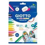 Pennarelli GIOTTO DECOR TEXTILE per tessuti 6 pz. colori ass.
