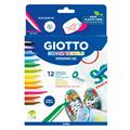 Pennarelli Decor Textile- per tessuto - Giotto - astuccio 12 pe