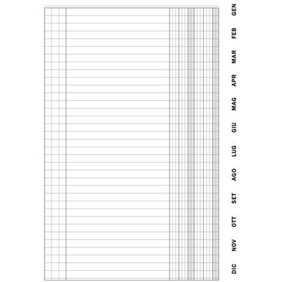 Scadenzario spirale mensile a4 e4029