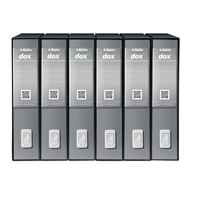 Registratore Dox 2 grigio chiaro dorso 8cm f.to protocollo Essel