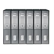 Registratore Dox 2 grigio chiaro dorso 8cm f.to protocollo Essel