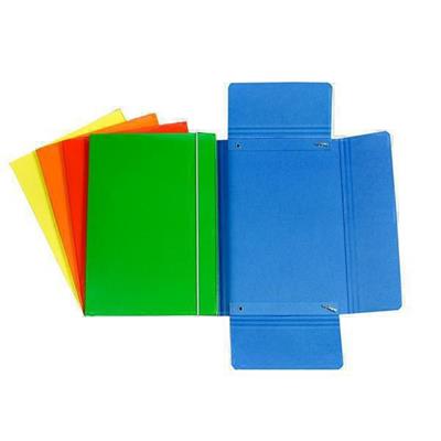 Ct con elastico cartone plastificato 3lembi 25x34 assortite