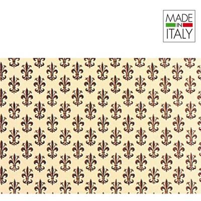 ROTOLO CARTARIVESTO 50X500CM GIGLIO MARRONE LAVABILE REX58