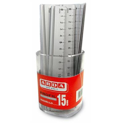 Righello ARDA PROFIL alluminio 15 cm.