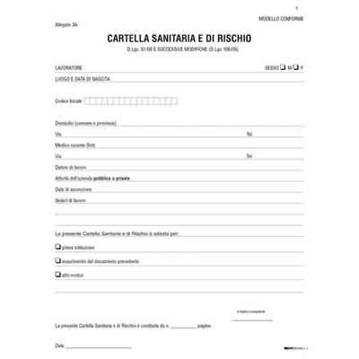 Rg cartella sanitaria di rischio e2434 32pr