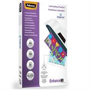Pouches A4 80mic ENHANCE80 Fellowes