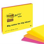 BLOCCO 45foglietti Post-itÂ®Super Sticky 203x152mm MEETING NOTE
