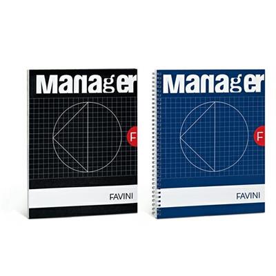 Bl Spiral Manager 23X29,7cm 10mm 80fg 82gr 4 fori microperforato