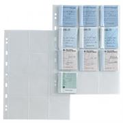 Busta trasparente Sei porta matrici assegni 12 spazi conf.10