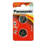 Batteria a bottone cr 2016 blister 2 pezzi Panasonic