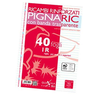 Ricambi a4 rinforzati riga 1r 40fg gr.90
