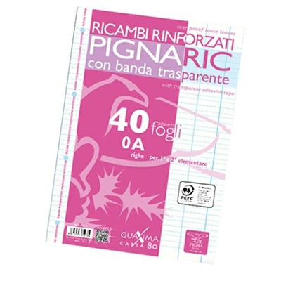 Ricambi a4 rinforzati rigatura A 40fg gr.90