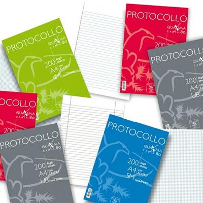 Carta protocollo 5mm bl1282 60gr 200fg