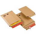 BUSTA A SACCO IN CARTONE A5 185X270X50MM ADESIVO PERM.