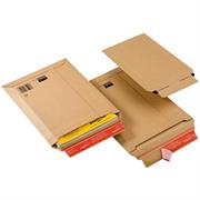 BUSTA A SACCO IN CARTONE A4+ 235X340X35MM ADESIVO PERM.