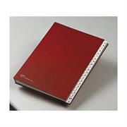 Monitore alfabetico a-z Fraschini 640-E colore rosso