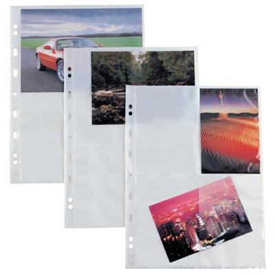 Busta ppl c/fori a4 Atla F 4 spazi 13x18 cf.10