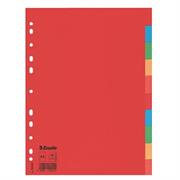 Separatore economy in cartoncino 160gr colorato 10 tasti A4 ESSE