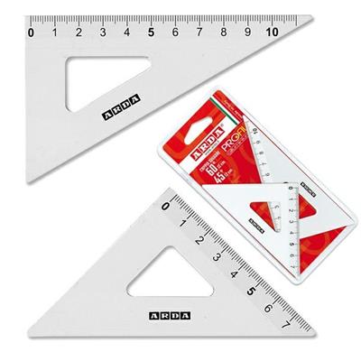 COPPIA SQUADRA PROFIL ALLUMINIO 12CM 45Â° 60Â° ARDA