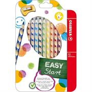 Matite colorate ergonomiche STABILO EASYcolor 12pz mancini