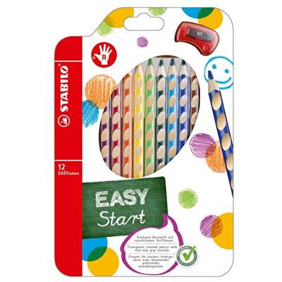 Matite colorate ergonomiche STABILO EASYcolor 12pz destri