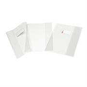 COPRIMAXI PVC 200MIC SUPERCRISTALLO NEUTRO S/ALETTE 21x30cm RIPL
