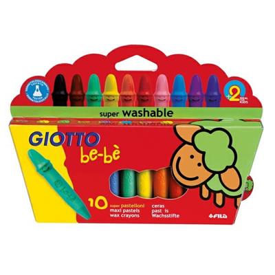 Superpastelloni a cera GIOTTO be-bè 10pz