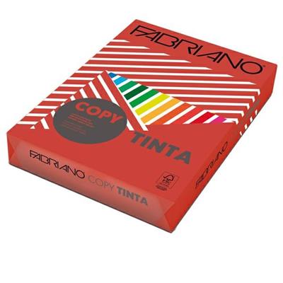 Carta copy tinta a4 80gr 500fg col forti rosso
