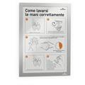 Cornice magnetica Duraframe A5 argento