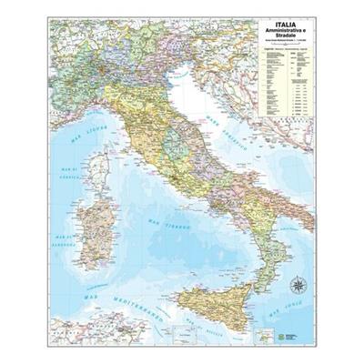 Carta murale italia picc.47x57