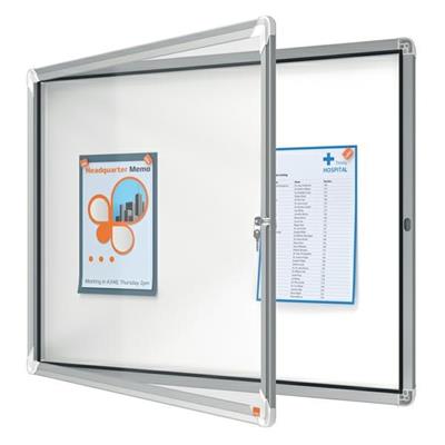 Bacheca per interni Nobo a finestra 8xA4-97x3,7x69 orizzontale