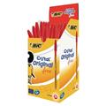 Scatola 50 penna sfera CRISTALÂ® fine 0,8mm rosso BICÂ®