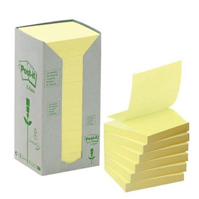 BLOCCO 100foglietti Post-it Z-Notes Green 76x76mm R330-1T GIALLO
