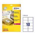 Poliestere adesivo L7992 bianco imperm 25fg A4 99,1x57mm (10et/f