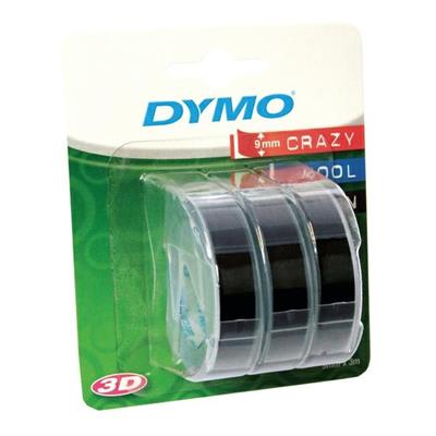Nastro etich. dymo rilievo mm9x3mt nero
