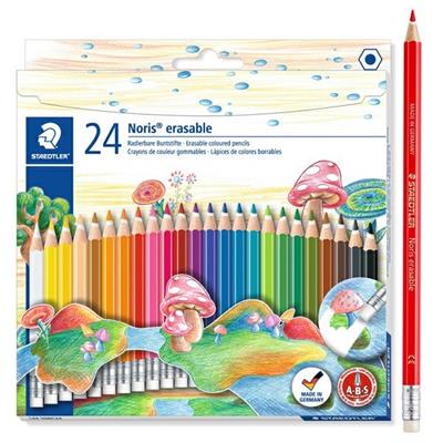 Astuccio 24 matite Noris Club 144 cancellabili colori assortiti