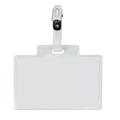 100 portanome Pass 3M 9,5x6cm c/clip in metallo s/cartoncino Sei