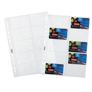 *** Busta ppl c/fori a4 porta cards 85x54mm 10 tasche 10pz