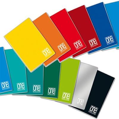 Quaderno ONE COLOR A5 40+R riga B 80gr.