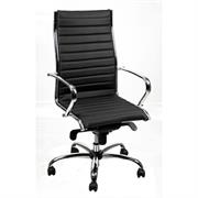 POLTRONA DIREZIONALE Pollux New PNP NERO in pelle